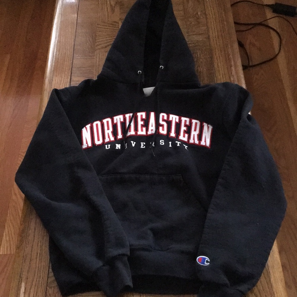 Black Northeastern University Sweatshirt Hoodie